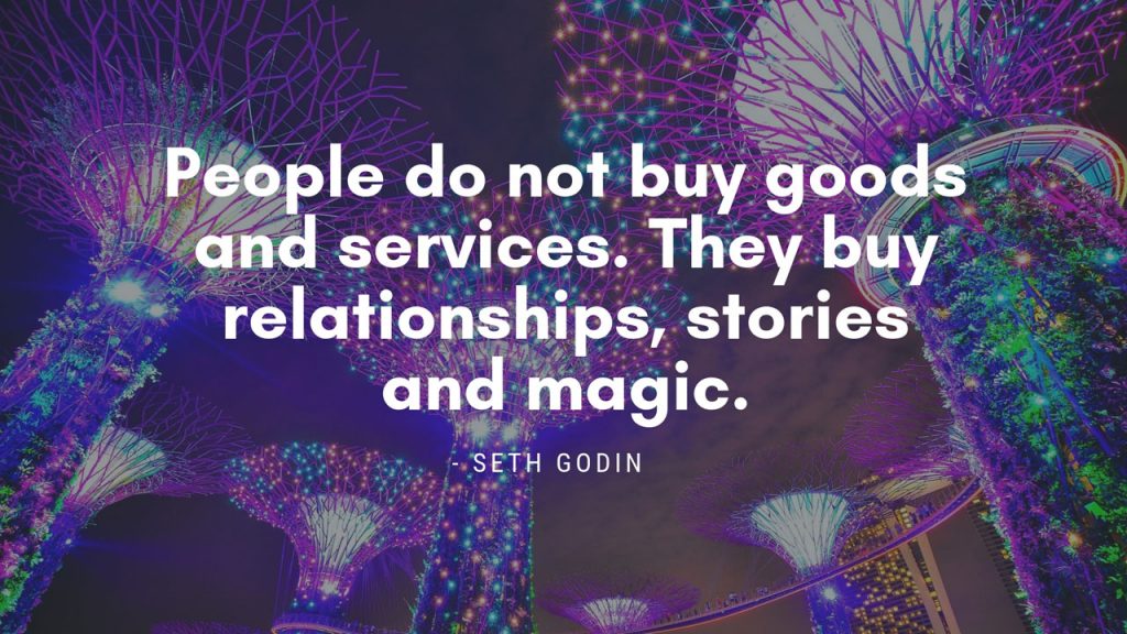 Seth Godin Storytelling Quote